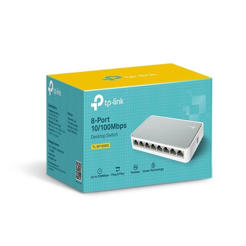 米特3C數位–TP-LINK TL-SF1008D 8埠 10/100Mbps 桌上型交換器-細節圖3