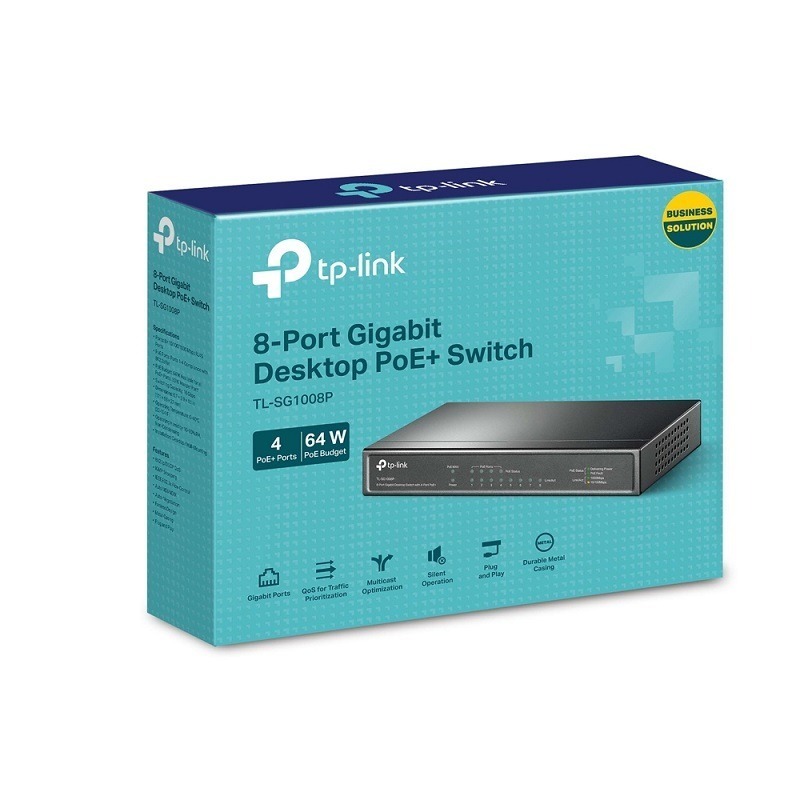 米特3C數位–TP-LINK TL-SG1008P PoE供電 8埠Gigabit桌上型交換器【案廠規劃】-細節圖2