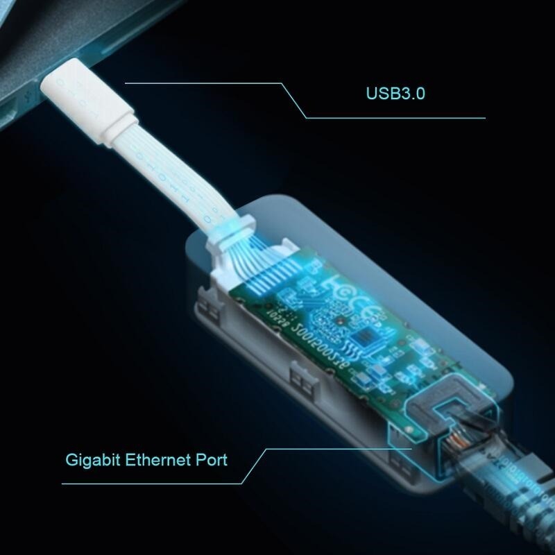 米特3C數位–TP-LINK UE300C USB Type-C Gigabit 網路卡/外接網路線轉接頭-細節圖3