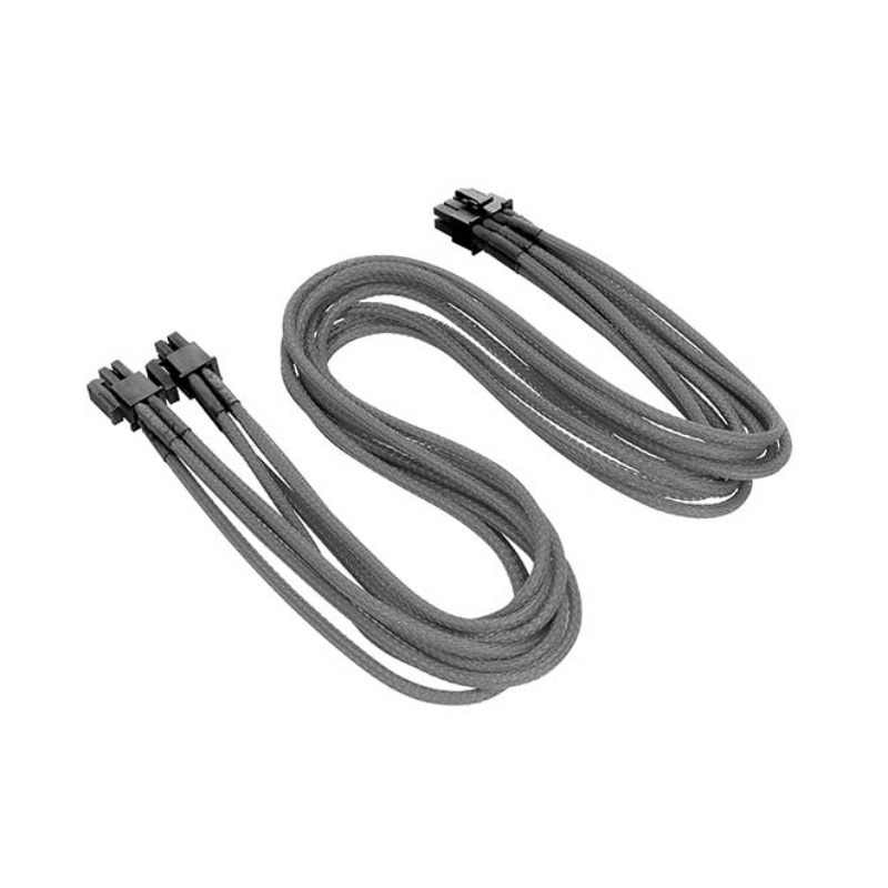 米特3C數位–Thermaltake曜越 4Pin + 4Pin CPU 線材 單編織網 灰/藍/紅-細節圖2