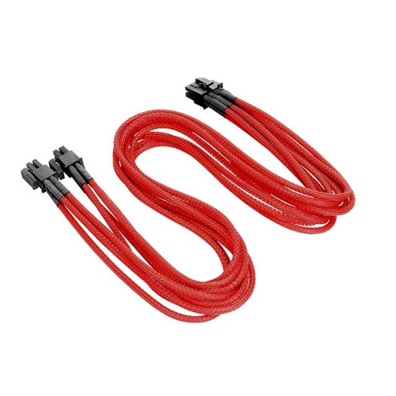 米特3C數位–Thermaltake曜越 4Pin + 4Pin CPU 線材 單編織網 灰/藍/紅-細節圖5