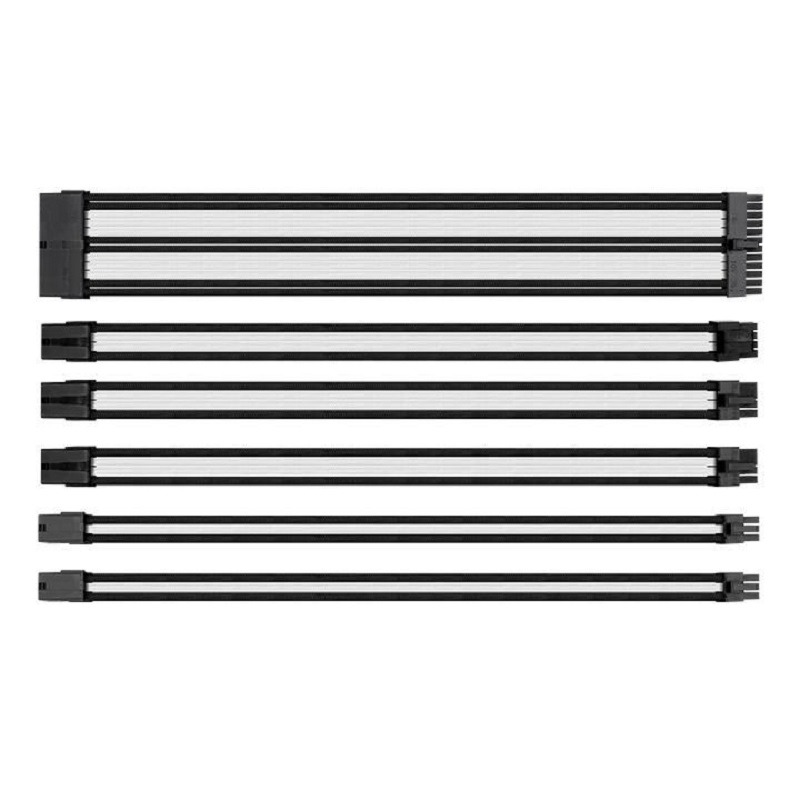 米特3C數位–曜越 TtMod編織線 (紅/黑)(橘/黑)(黃/黑)(白/黑)-細節圖8