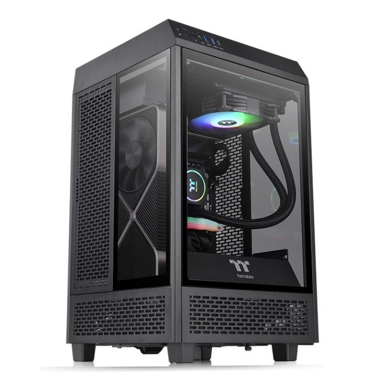 曜越 The Tower 100 迷你機殼/黑CA-1R3-00S1WN-00/白CA-1R3-00S6WN-00-細節圖2