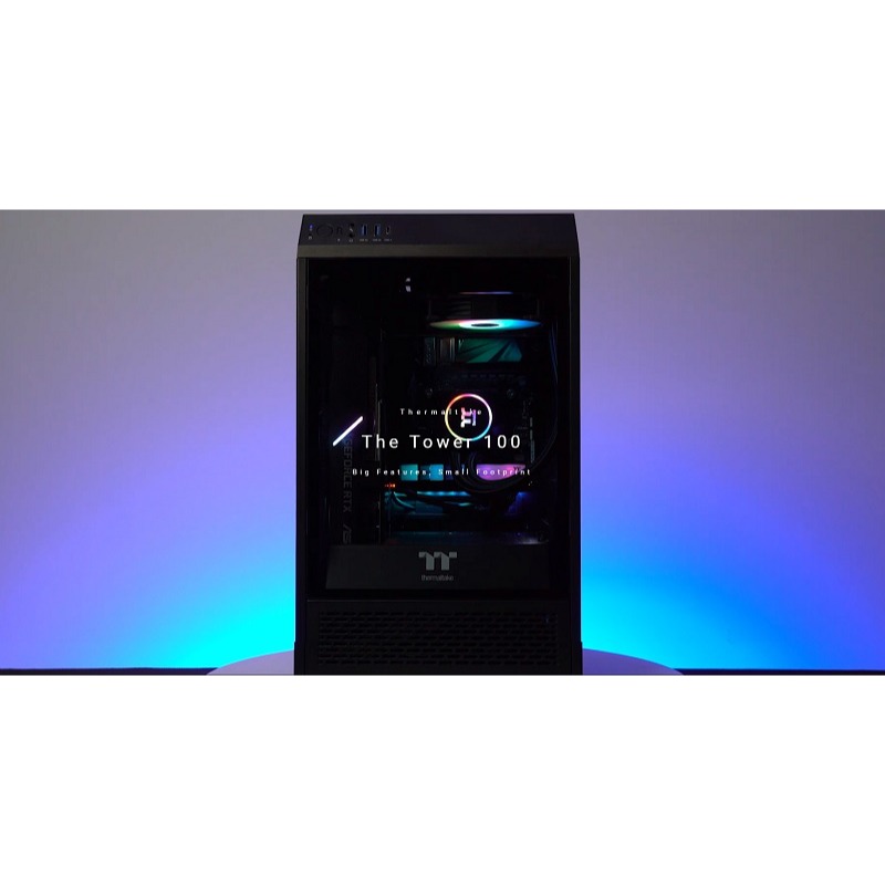 曜越 The Tower 100 迷你機殼/黑CA-1R3-00S1WN-00/白CA-1R3-00S6WN-00-細節圖4