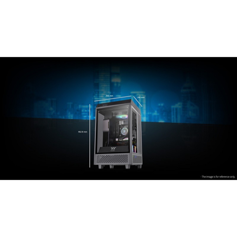 曜越 The Tower 100 迷你機殼/黑CA-1R3-00S1WN-00/白CA-1R3-00S6WN-00-細節圖6