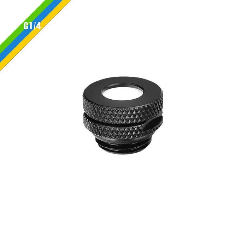 米特3C數位–曜越Pacific G1/4 Pressure Equalizer洩壓閥搭配止水環/銀.黑-細節圖3