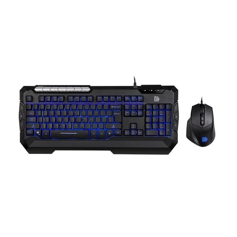 米特3C數位–Thermaltake 曜越 軍令官 V2 電競鍵鼠組/三色燈效/CM-CMC-WLXXMB-TC-細節圖2