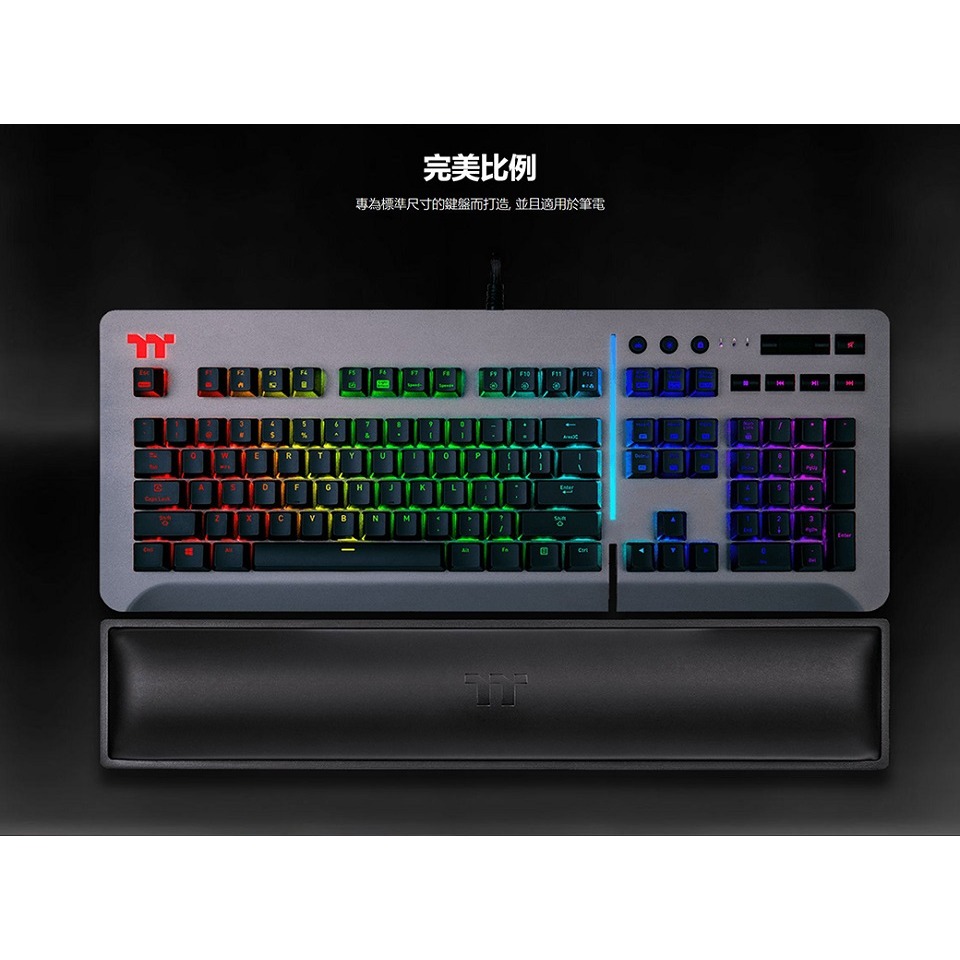 米特3C數位–曜越 WR1 扶手墊 尺寸465mmx90mmx30.5mm/GEA-WRO-WKRBLK-01-細節圖2