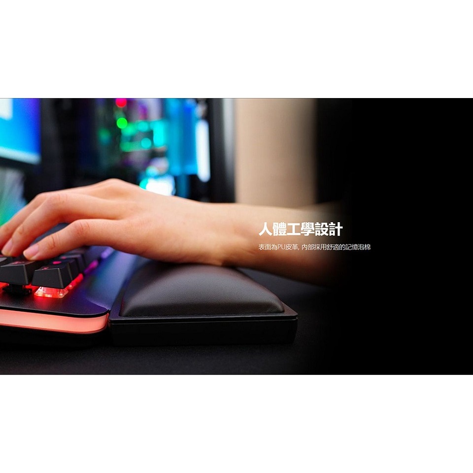 米特3C數位–曜越 WR1 扶手墊 尺寸465mmx90mmx30.5mm/GEA-WRO-WKRBLK-01-細節圖3