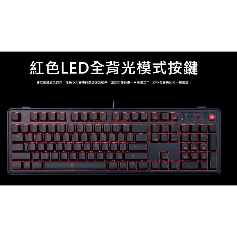 米特3C數位–Thermaltake 曜越 拓荒者 MEKA PRO 機械式鍵盤/紅軸KB-MGP-RDBDTC-01-細節圖2