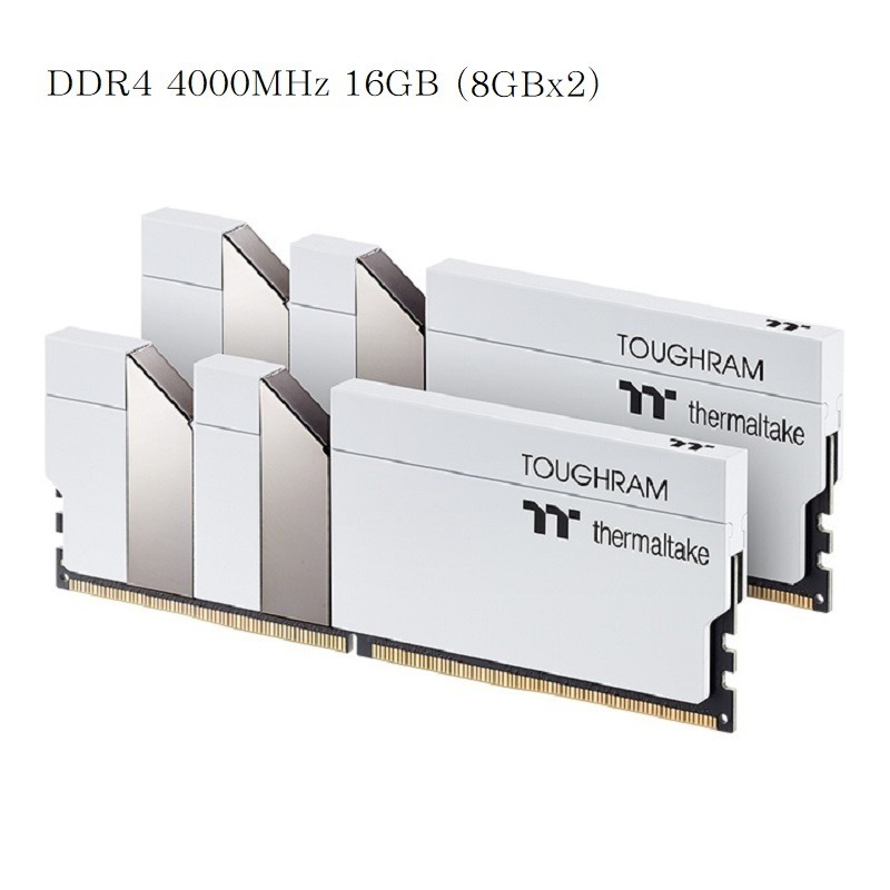 曜越 TOUGHRAM 記憶體 DDR4 3200MHz/3600MHz/4000MHz/4400MHz(8GBx2)白-細節圖4