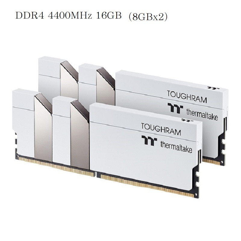 曜越 TOUGHRAM 記憶體 DDR4 3200MHz/3600MHz/4000MHz/4400MHz(8GBx2)白-細節圖5