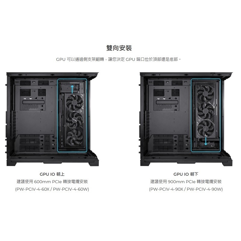 米特3C數位–聯力 O11D EVO XL 直立式GPU支架/黑O11DEXL-1X/白O11DEXL-1W-細節圖7