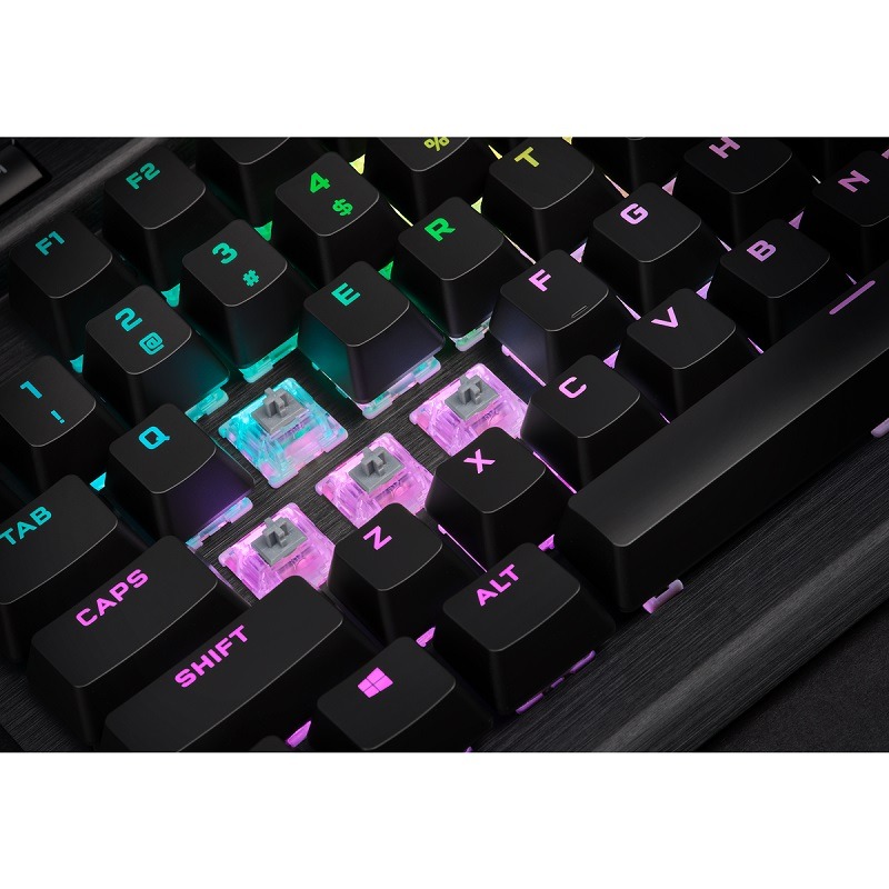 米特3C數位–Corsair 海盜船 K70 RGB TKL 機械式鍵盤 光軸 中文/CH-911901A-TW-細節圖2