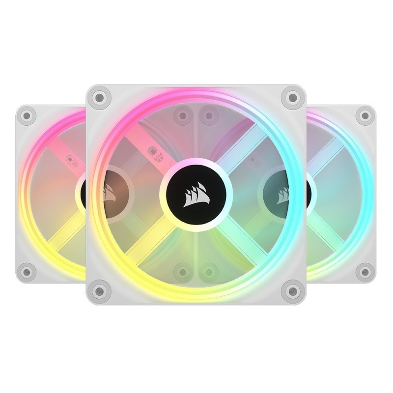 海盜船 iCUE LINK QX120 RGB 風扇3+控制器黑CO-9051002-WW/白CO-9051006-WW-細節圖2