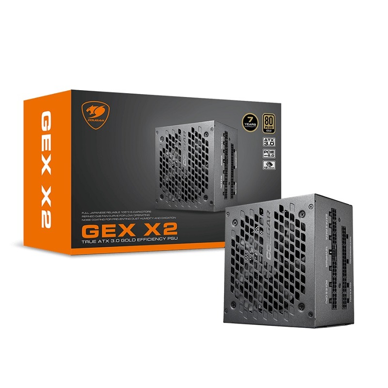 米特3C數位–COUGAR 美洲獅 GEX X2 850W/1000W 80PLUS ATX3.0 金牌全模組電源供應器-細節圖9