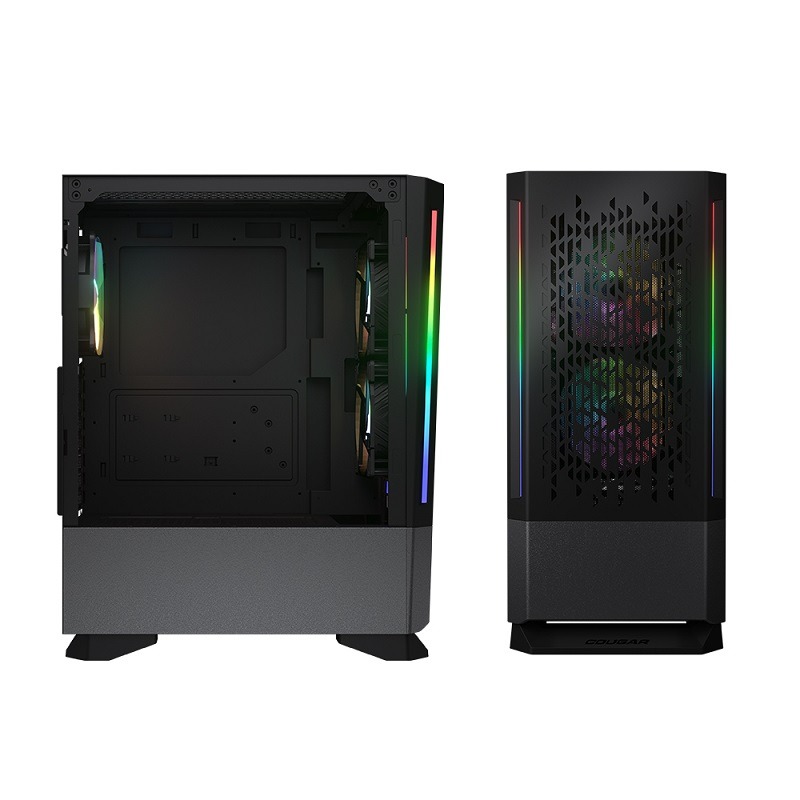 米特3C數位–COUGAR 美洲獅 Mx430 Air RGB 中塔機箱 黑色/白色-細節圖3