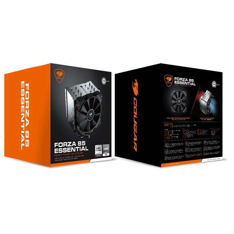 米特3C數位–COUGAR 美洲獅 FORZA 85 ESSENTIAL CPU散熱器 6導管(6mm)/高16cm-細節圖6