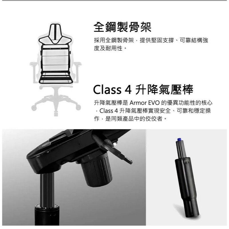 米特3C數位–COUGAR 美洲獅 ARMOR EVO 電競椅 黑橘/黑金-細節圖7