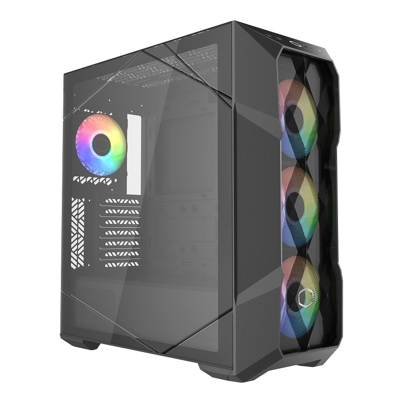 米特3C數位–CoolerMaster 酷碼 MASTERBOX TD500 MESH V2 黑色/白色 電腦機殼-細節圖2