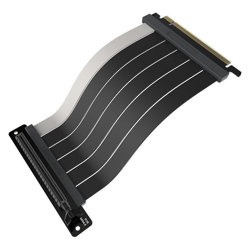 米特3C數位–酷碼 MASTERACCESSORY PCIE 4.0 X16延長線 200mm V2 黑色/白色-細節圖3