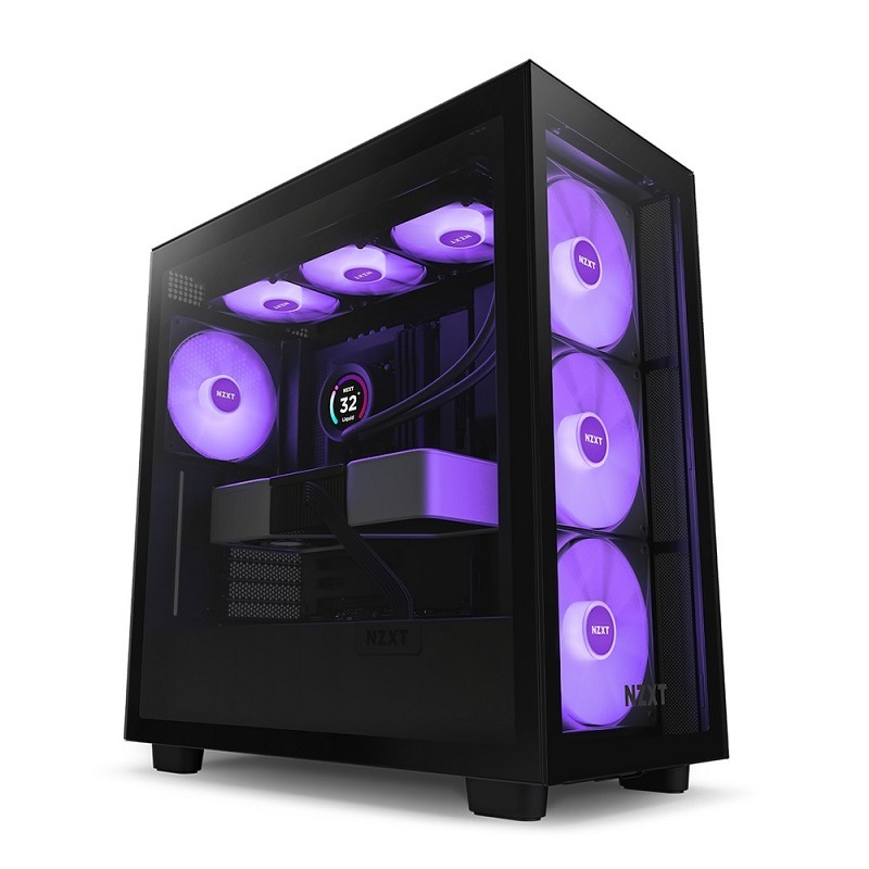 米特3C數位–NZXT 恩傑 H7 Elite 2023 黑/白 電腦機殼 內建核心扇x3/靜音扇x1/至多7風扇裝配-細節圖3