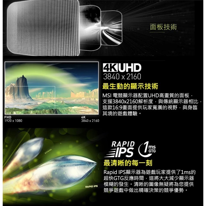 米特3C數位–MSI 微星 MAG 323UPF 32型 160Hz 4K HDR電競螢幕-細節圖2