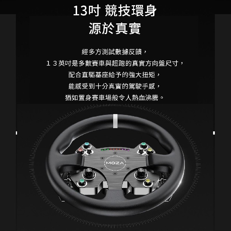 米特3C數位–MOZA 魔爪 RACING CS V2P 方向盤 盤面 賽車方向盤/RS057-細節圖3