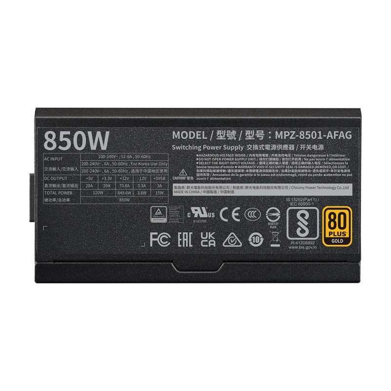 米特3C數位–酷碼 V850 Gold i ATX3.0 金牌電源供應器/MPZ-8501-AFAG-BTW-細節圖2