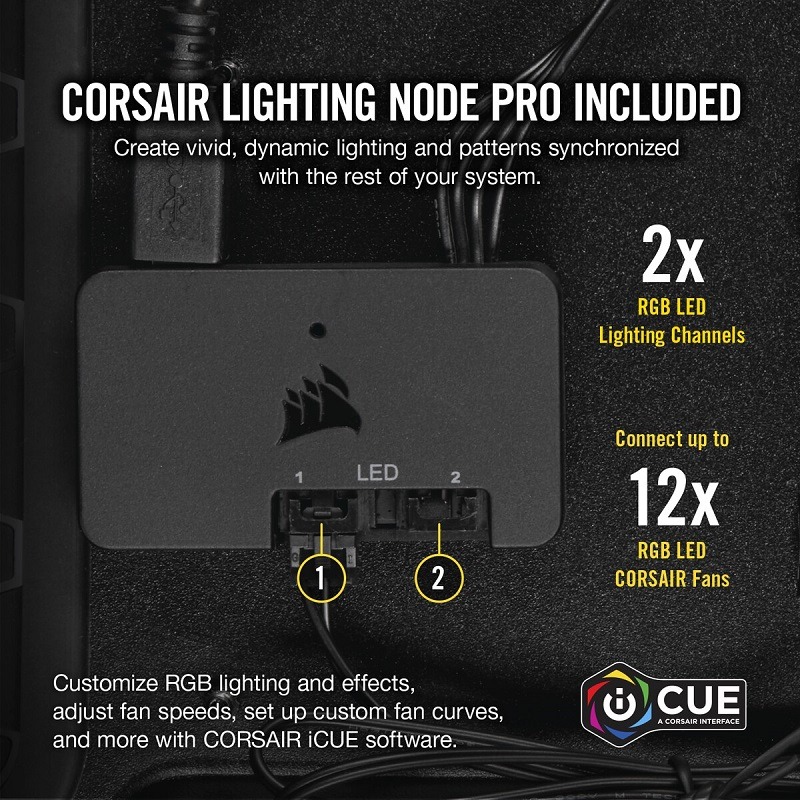 米特3C數位–Corsair 海盜船 LL120 RGB LED 白/三風扇+控制器/CO-9050092-WW-細節圖4