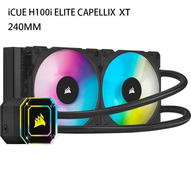 米特3C數位–Corsair 海盜船 iCUE H100i ELITE CAPELLIX XT水冷散熱器/黑色/白色-細節圖3