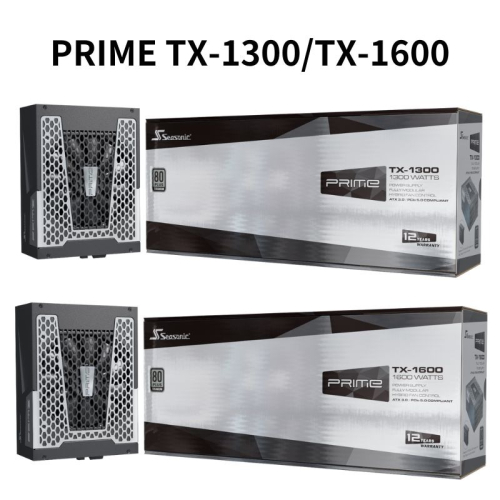 米特3C數位–Seasonic 海韻 PRIME TX-1300/TX-1600 ATX 3.0 鈦金全模組電源
