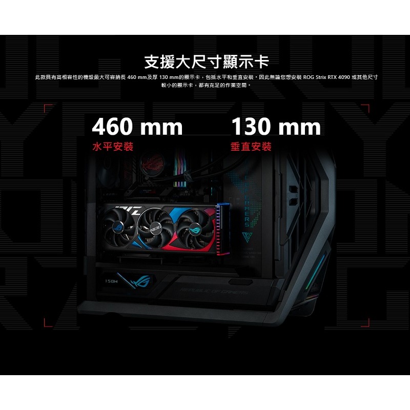 米特3C數位–華碩 ROG HYPERION GR701 創世神E-ATX機殼 白/90DC00F3-B30000-細節圖4