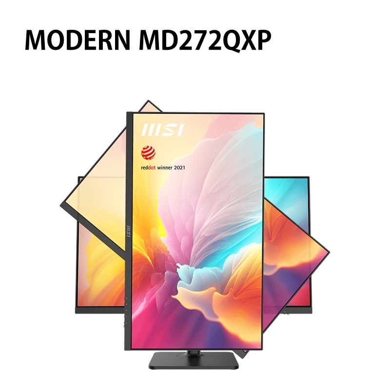 米特3C數位–MSI 微星 Modern IPS/WQHD 27型美型螢幕 黑MD272QXPW/白MD272QXPW-細節圖3