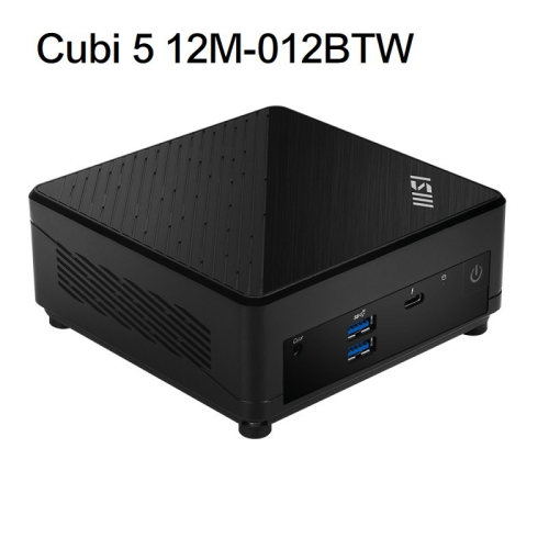 米特3C數位–MSI 微星 Cubi 5 12M-012BTW Intel i3-1215U 迷你準系統