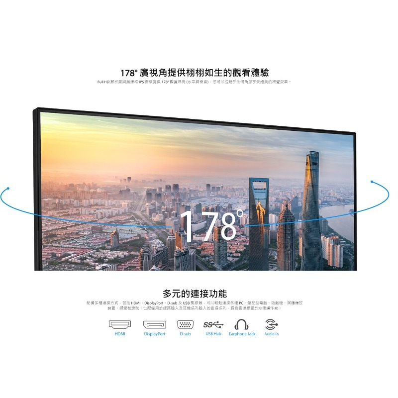 米特3C數位–ASUS 華碩 VA27DQSB FHD/IPS/無邊框/75Hz/HDMI 27吋IPS護眼型螢幕-細節圖3