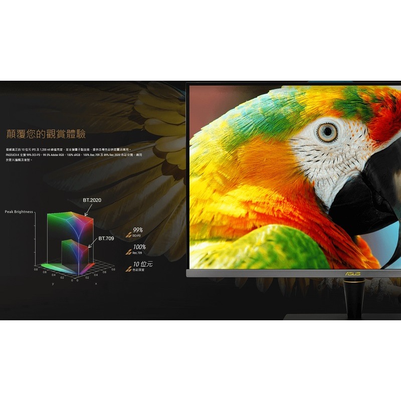 米特3C數位–ASUS 華碩 ProArt PA32UCX-PK 4K HDR IPS Mini LED 32吋專業螢幕-細節圖4