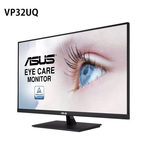 米特3C數位–ASUS 華碩 VP32UQ 4K/IPS/HDMI/零閃爍/藍光濾鏡 31.5吋護眼螢幕