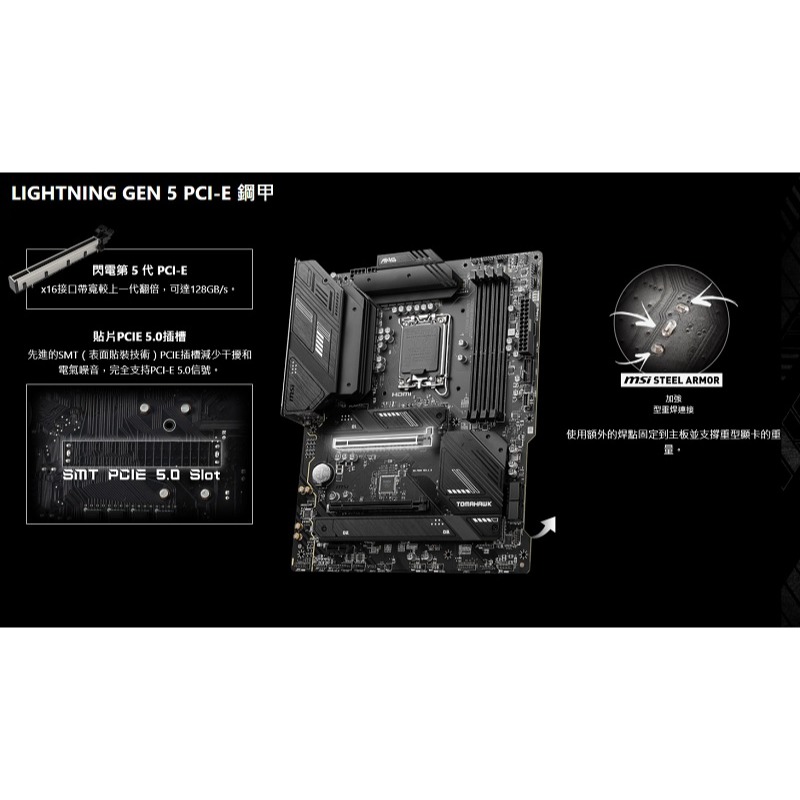 米特3C數位–MSI 微星 MAG B760 TOMAHAWK WIFI DDR4 主機板-細節圖4