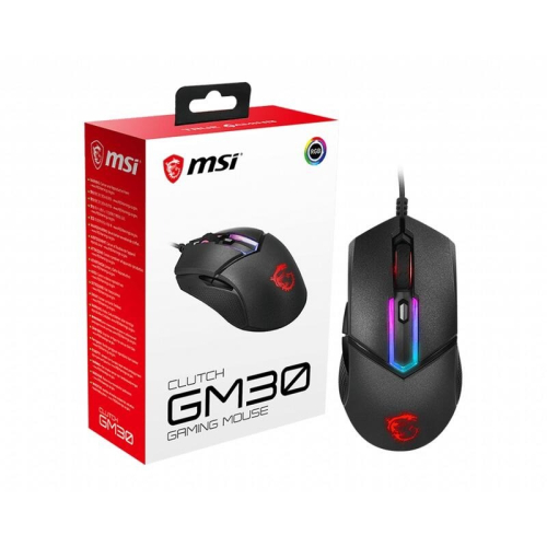 米特3C數位–MSI 微星 Clutch GM30 電競光學滑鼠/有線/滑鼠/RGB/歐姆龍開關
