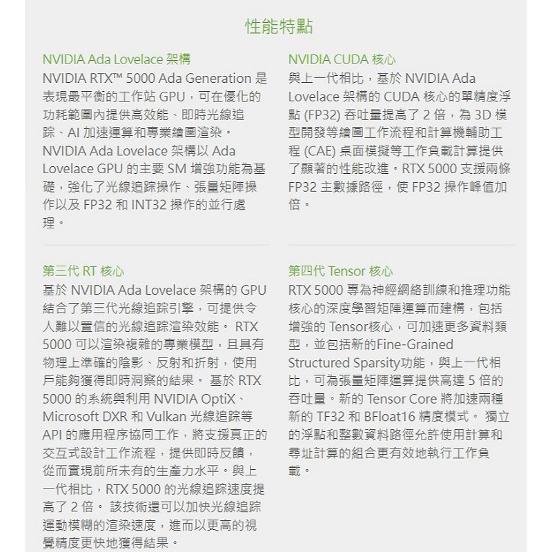 米特3C數位–NVIDIA 麗臺 RTX 5000 Ada 32G GDDR6 工作站繪圖卡-細節圖3