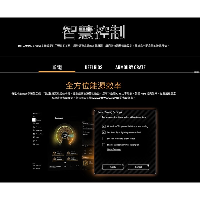 米特3C數位–ASUS 華碩 TUF GAMING B760M-BTF WIFI D4 M-ATX/背插式接頭/主機板-細節圖4
