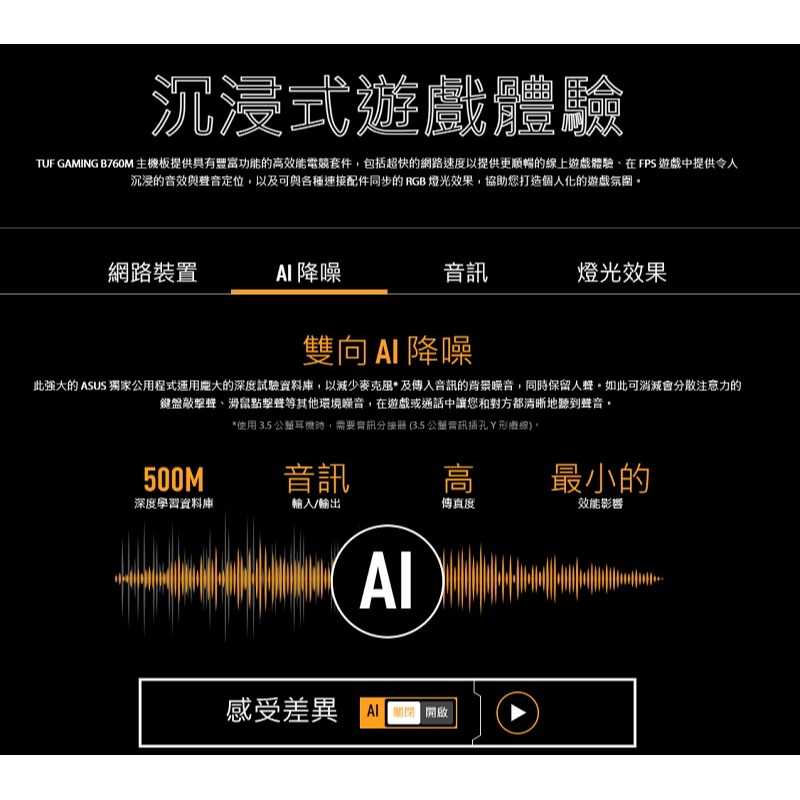 米特3C數位–ASUS 華碩 TUF GAMING B760M-BTF WIFI D4 M-ATX/背插式接頭/主機板-細節圖5