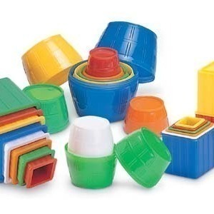 益智趣味套杯組(四種形狀綜合版)(偉志)【手眼協調&小肌肉發展～很棒的幼兒啟蒙教具】-細節圖2