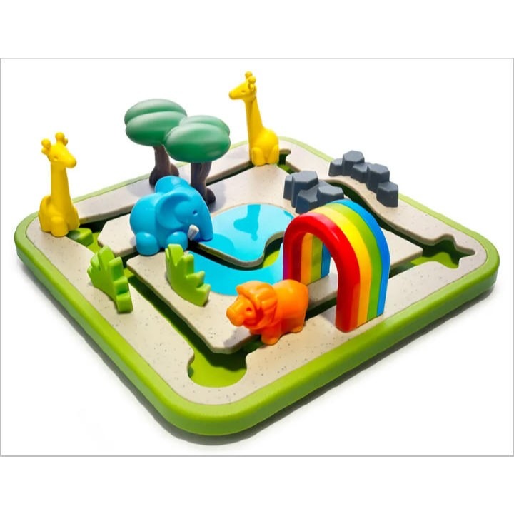 彩虹動物公園(和誼)【比利時SMART GAMES~策略規劃、空間位置概念、解決問題、視覺辨識、語言表達、手眼協調】-細節圖2