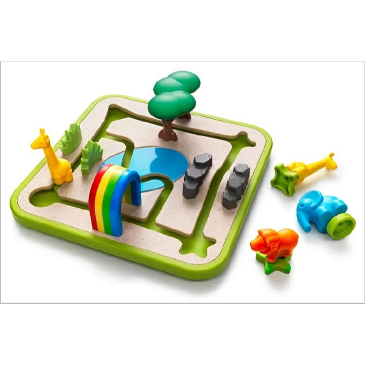 彩虹動物公園(和誼)【比利時SMART GAMES~策略規劃、空間位置概念、解決問題、視覺辨識、語言表達、手眼協調】-細節圖3