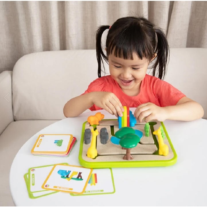 彩虹動物公園(和誼)【比利時SMART GAMES~策略規劃、空間位置概念、解決問題、視覺辨識、語言表達、手眼協調】-細節圖5