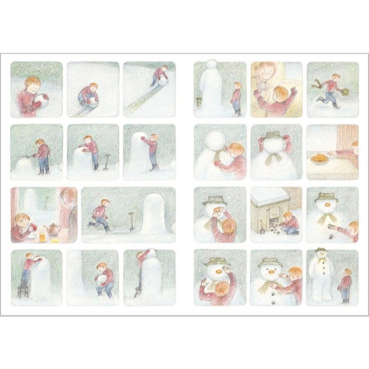 雪人(上誼)【45周年特別紀念版、最經典的繪本：無字書/真摰友誼&珍惜擁有/簡單而真誠、最溫暖的祝福】-細節圖2