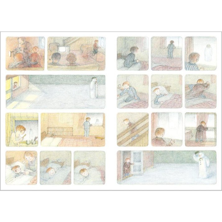 雪人(上誼)【45周年特別紀念版、最經典的繪本：無字書/真摰友誼&珍惜擁有/簡單而真誠、最溫暖的祝福】-細節圖3