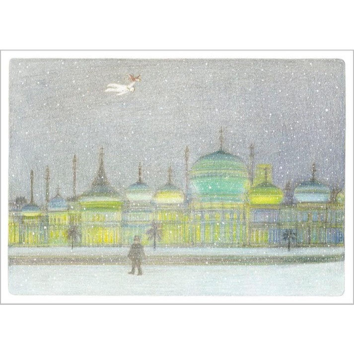 雪人(上誼)【45周年特別紀念版、最經典的繪本：無字書/真摰友誼&珍惜擁有/簡單而真誠、最溫暖的祝福】-細節圖5